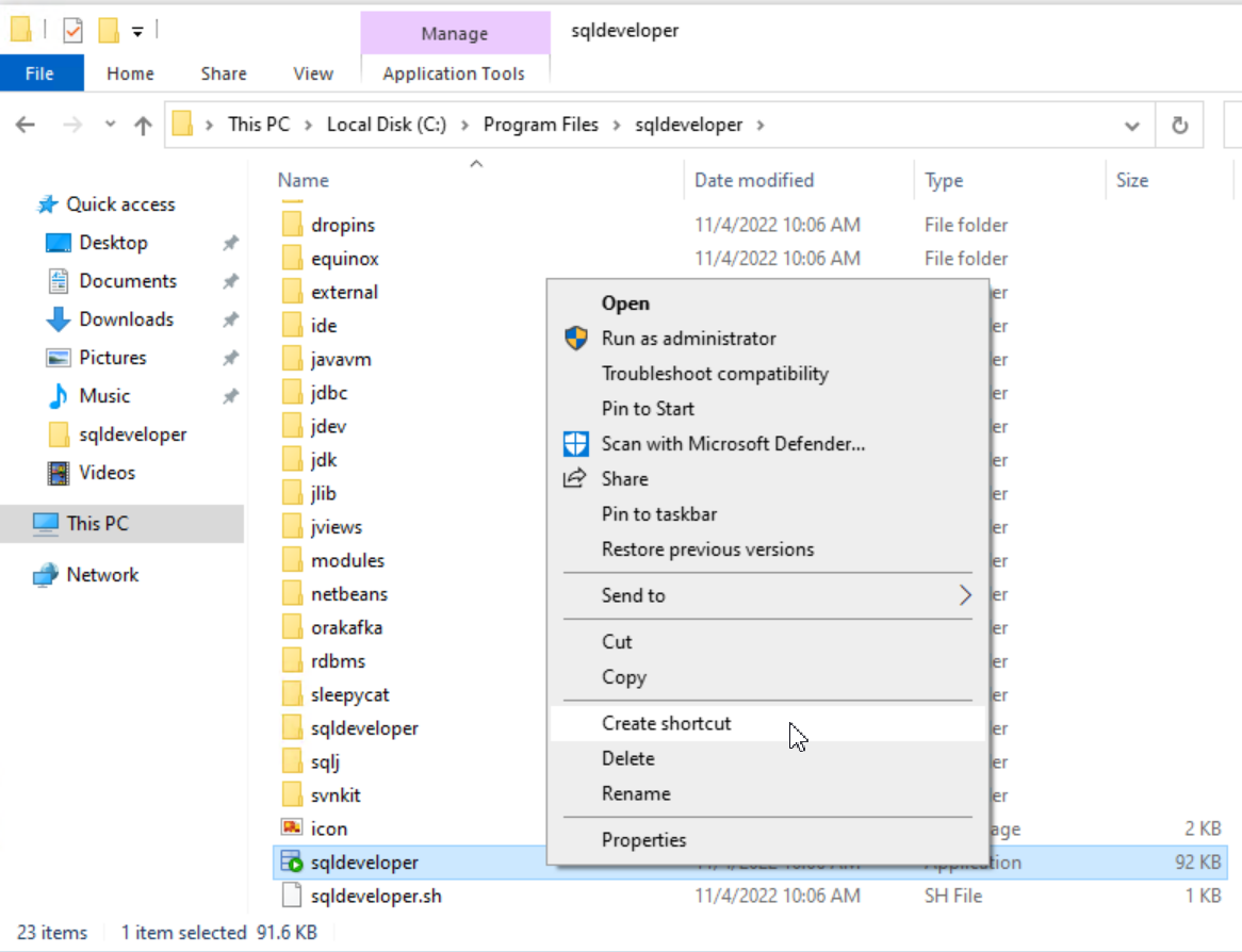 sqldevelopercreateshortcut.png