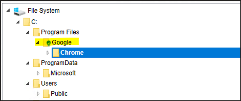 Untitled picture Machine generated alternative text:
File System 
program Files 
Google 
Chrome 
program Data 
v q J Microsoft 
Users 
Ink Drawings
