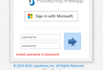 saml login invalid username or password.png